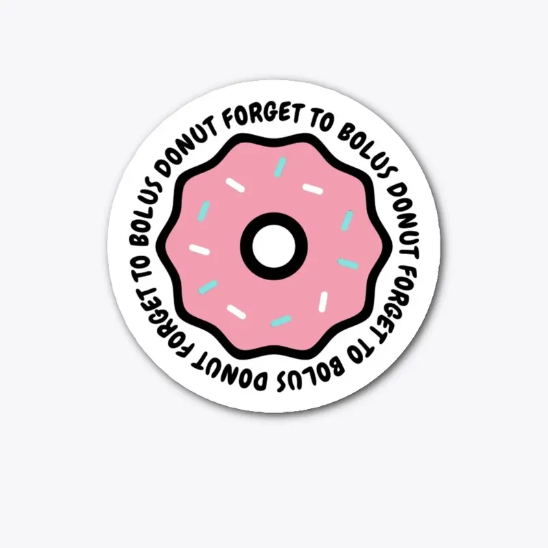 DIABETES DONUT STICKER