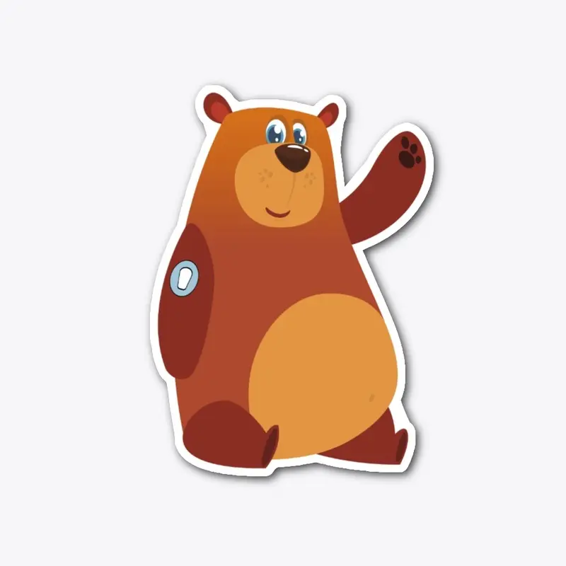 BEAR WITH DIABETES STICKER